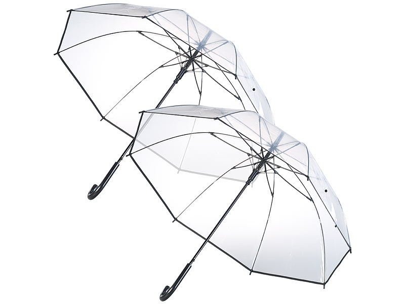 ; Taschen-Regenschirme mit Teflon®-Beschichtung, Automatik Wind-Stockschirme 