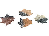 Carlo Milano 4 feuilles d'érable en céramique décoratives pour cheminée au bioét...