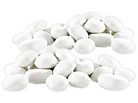 Carlo Milano 48 pierres décoratives blanches pour cheminée au bioéthanol  Blanc