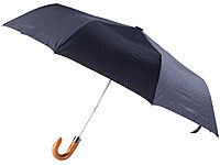 Carlo Milano Parapluie pliable ultra-léger avec poignée en bois