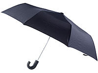 Carlo Milano Regenschirm mit gummiertem Griff, 94 cm Spannweite