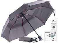 Carlo Milano Taschenschirm, Teflon®-Beschichtung 210 T, sicher bis 140 km/h, Ø 95cm; Transparente Regenschirme Transparente Regenschirme Transparente Regenschirme 