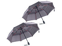 Carlo Milano 2 parapluies à revêtement Teflon® 210 T résistant au vent jusqu'à 1...