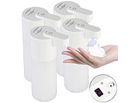 Carlo Milano 4 distributeurs de savon-mousse sans fil 500 ml avec capteur infrar...