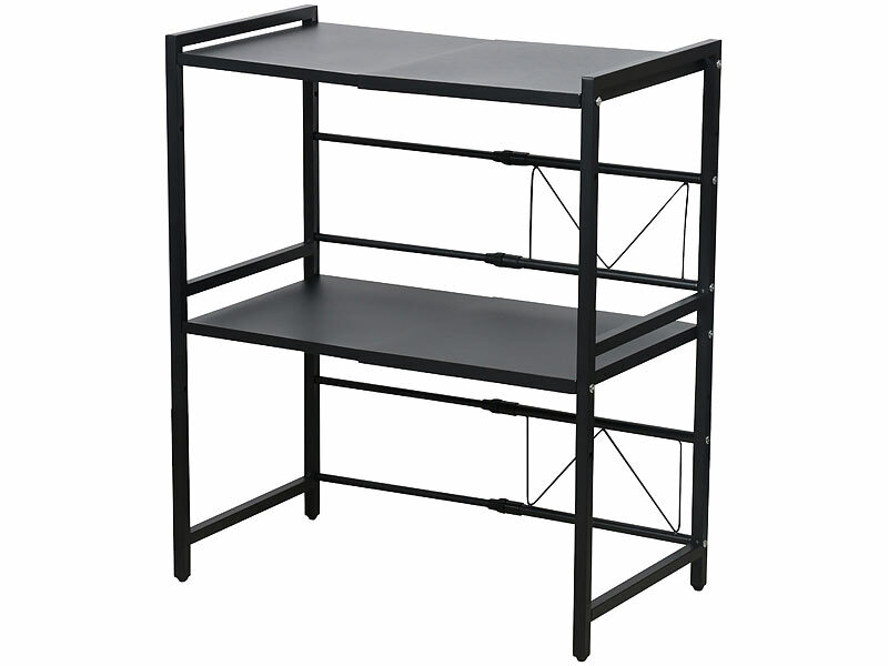 ; Wandregale mit Schubladen 