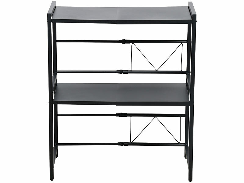 ; Wandregale mit Schubladen 