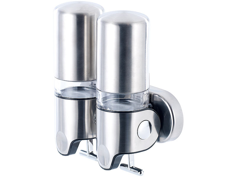 Carlo Milano Doppelter Edelstahl-Seifenspender, Wandmontage, 2x 350 ml; Badezimmer Seifenspender, FlüssigseifenspenderAutomatische SeifenspenderWandseifenspenderWand Flüssigseifen SpenderBeistelltischeeAutomatischer SeifenspenderaufsatzSeifendosiererSpender für FlüssigseifenLotionsspenderSosierer für Seifen, Flüssigseifen, Shampoos, Spülmittel zur WandmontageDuschgel DosiererWandspenderSpüli Pumpen Badezimmer Seifenspender, FlüssigseifenspenderAutomatische SeifenspenderWandseifenspenderWand Flüssigseifen SpenderBeistelltischeeAutomatischer SeifenspenderaufsatzSeifendosiererSpender für FlüssigseifenLotionsspenderSosierer für Seifen, Flüssigseifen, Shampoos, Spülmittel zur WandmontageDuschgel DosiererWandspenderSpüli Pumpen Badezimmer Seifenspender, FlüssigseifenspenderAutomatische SeifenspenderWandseifenspenderWand Flüssigseifen SpenderBeistelltischeeAutomatischer SeifenspenderaufsatzSeifendosiererSpender für FlüssigseifenLotionsspenderSosierer für Seifen, Flüssigseifen, Shampoos, Spülmittel zur WandmontageDuschgel DosiererWandspenderSpüli Pumpen