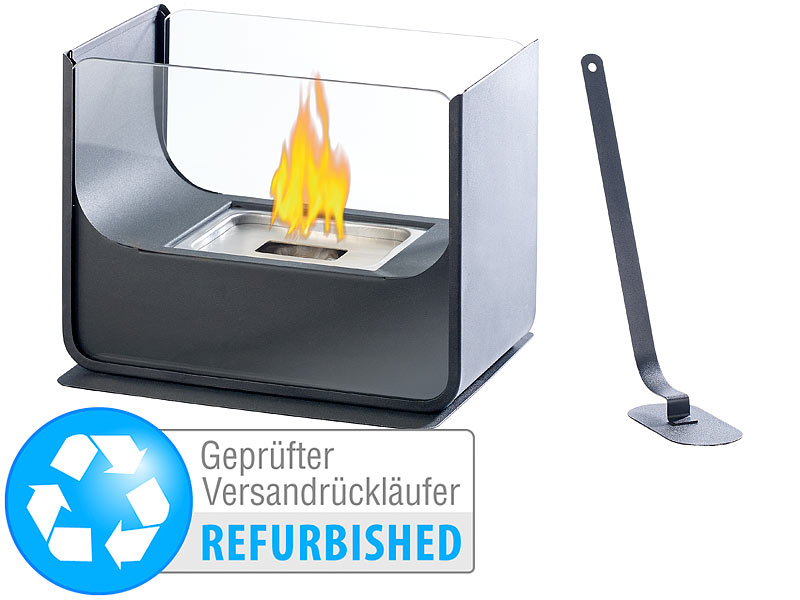 ; Deko  Keramik-Holz für Bioethanol-Kamine 