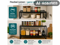 ; Kleines, ausziehbares Regal Kleines, ausziehbares Regal Kleines, ausziehbares Regal 