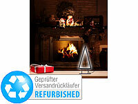 Carlo Milano Weihnacht Bäume LED, Deko Bäume Metall, Weihnachtsdekor; Ultraschall-Tischfeuer & -Luftbefeuchter Ultraschall-Tischfeuer & -Luftbefeuchter Ultraschall-Tischfeuer & -Luftbefeuchter 