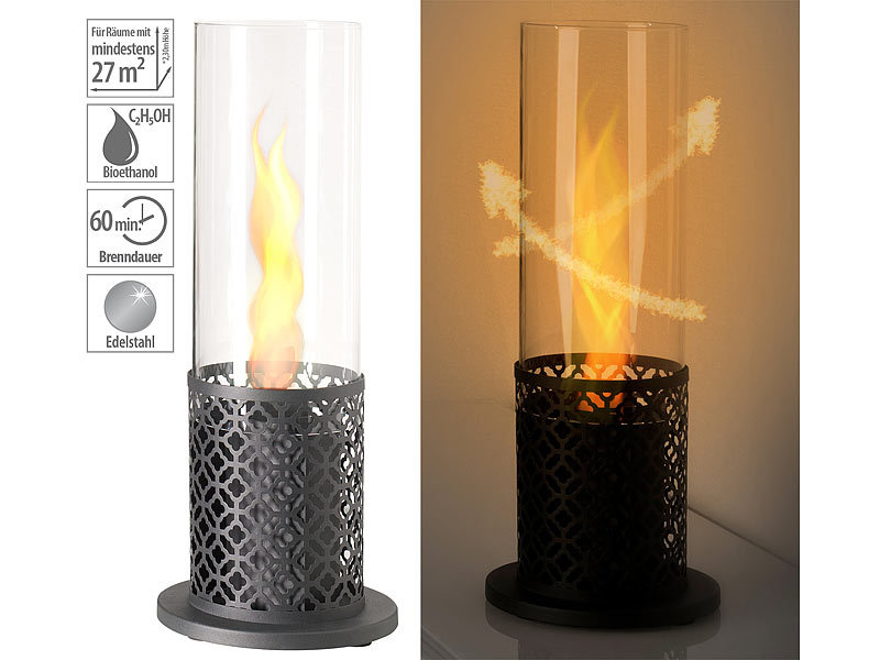 ; Bio-Ethanol-Tisch-Deko-Feuer 